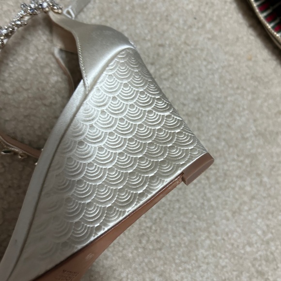 Badgley Mishka Champaign Jeweled Wedding Shoes - Picture 4 of 7